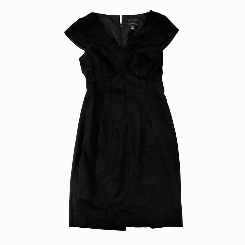 Banana Republic Black Midi Sheath Dress